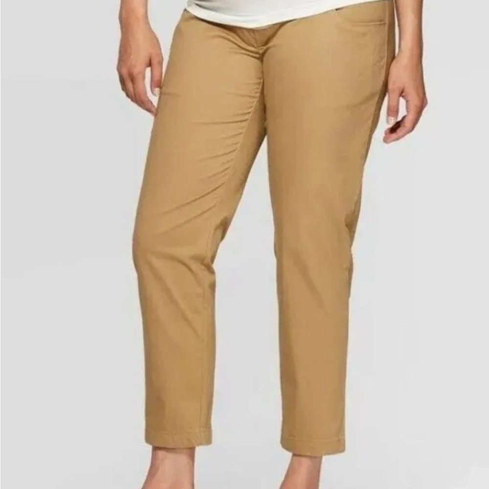Brand new with tags Isabel Maternity khaki capris